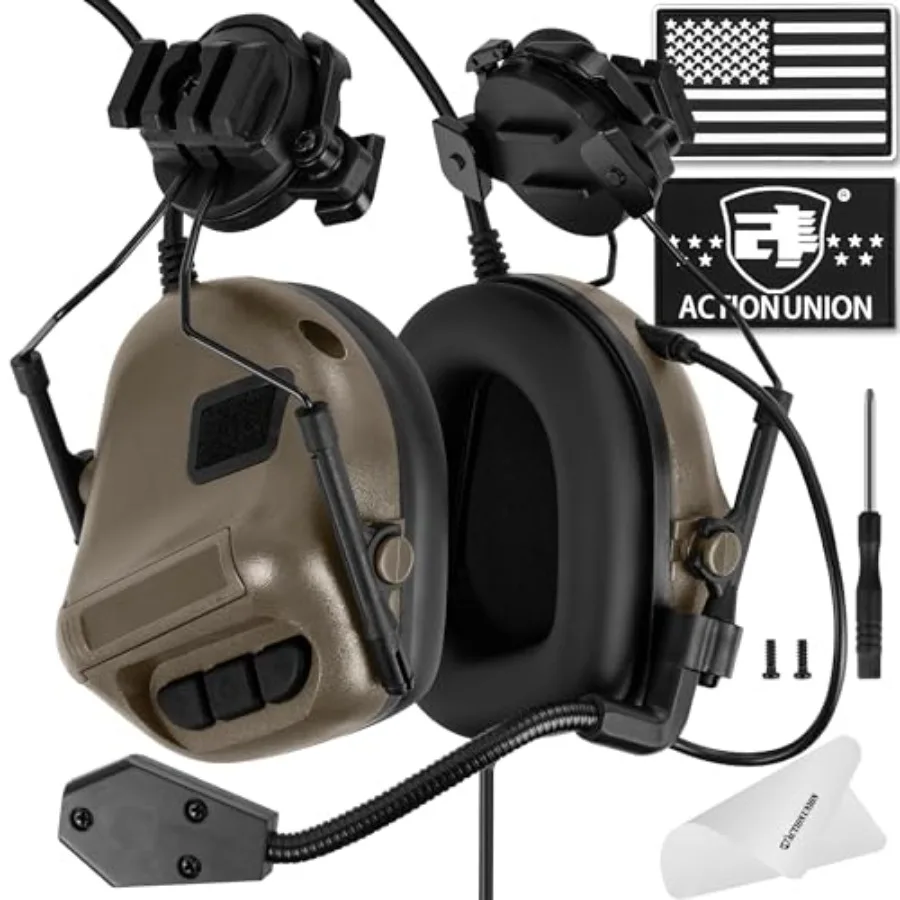 Tactical Headset for Airsoft Helmet No Noise Reduction
Tactical Headset for Airsoft Helmet No Noise Reduction