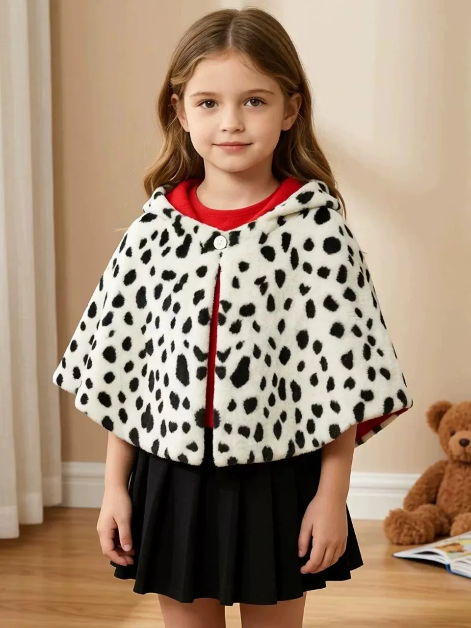 Halloween Spot Dog Hooded Cloak Women's Party Costume Witch Robe Children's Stage Plush Performance Clothing Polyester Material
Halloween Spot Dog Hooded Cloak Women's Party Costume Witch Robe Children's Stage Plush Performance Clothing Polyester Material