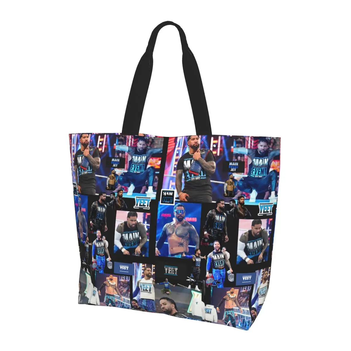WWE Jey Uso Maint Event 2024 Shopping Tote Bag Canvas Large Capacity Shoulder Bags Shopper Grocery Handbag for Women
WWE Jey Uso Maint Event 2024 Shopping Tote Bag Canvas Large Capacity Shoulder Bags Shopper Grocery Handbag for Women