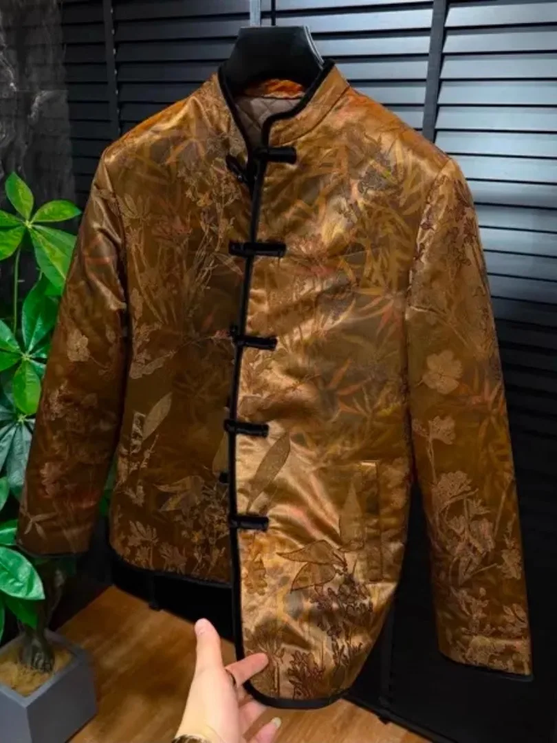 High Quality Men's New Autumn Winter Tang Suit Jacket National Trend Button up Comfortable Business Style Youth Casual Wear
High Quality Men's New Autumn Winter Tang Suit Jacket National Trend Button up Comfortable Business Style Youth Casual Wear