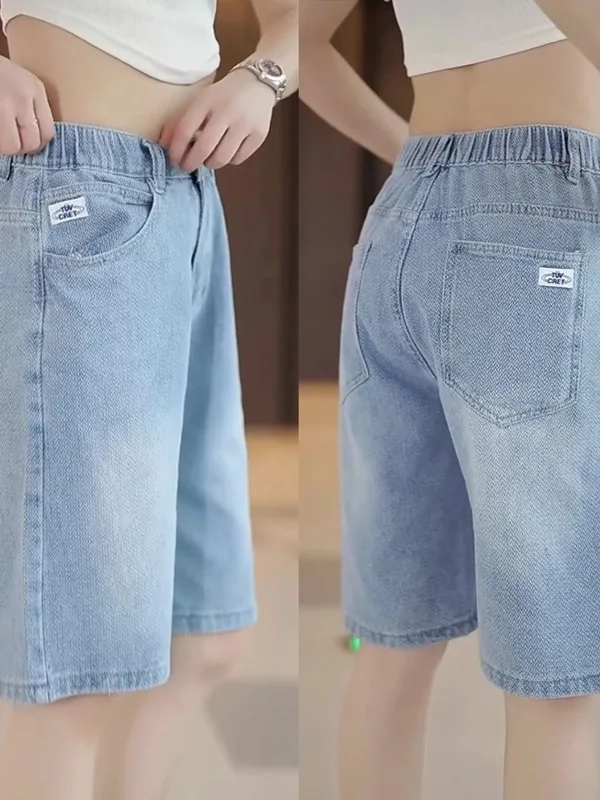 Летние тонкие джинсы с эластичным поясом и звездным принтом, мужские свободные прямые брюки 3/4 длины, новинка 2025 года, модный бренд
Летние тонкие джинсы с эластичным поясом и звездным принтом, мужские свободные прямые брюки 3/4 длины, новинка 2025 года, модный бренд