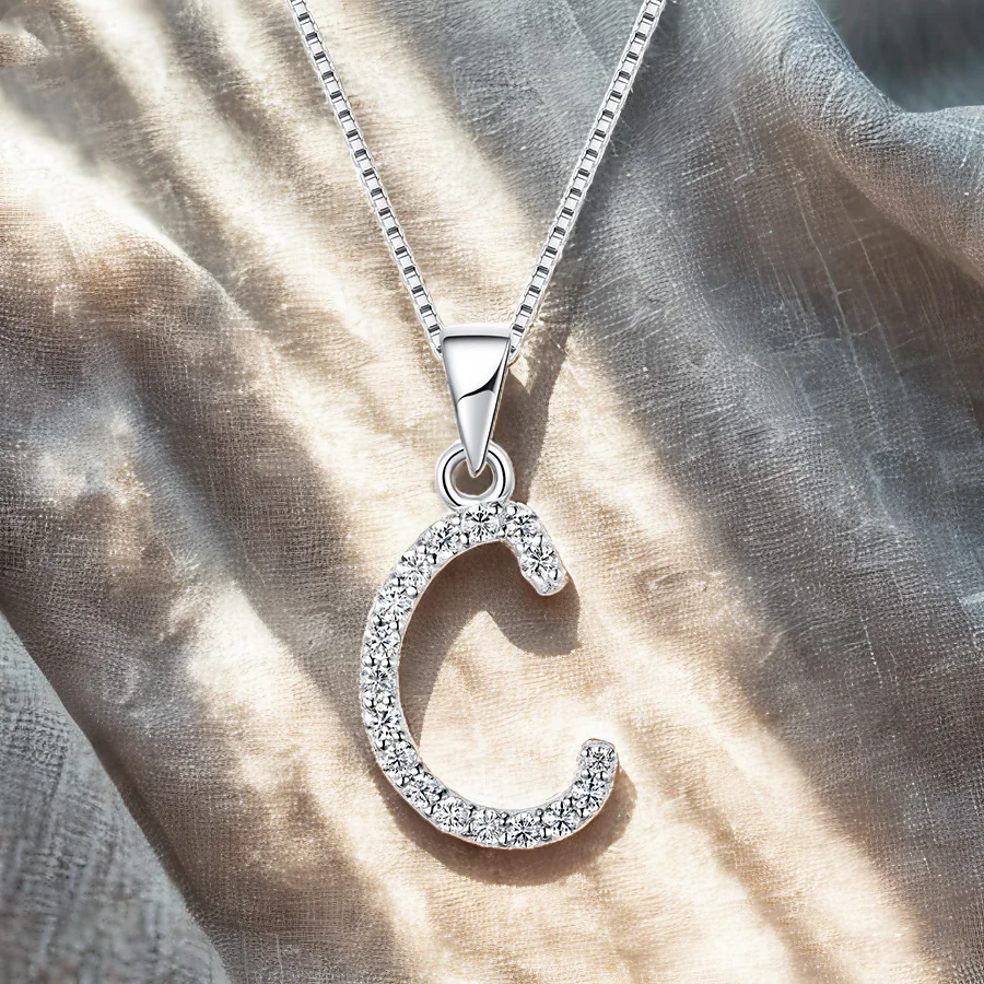 Moissanite Pendant S925 Silver Necklace for Women Wedding Engagement Letter C Necklaces with Gra Certificate
Moissanite Pendant S925 Silver Necklace for Women Wedding Engagement Letter C Necklaces with Gra Certificate