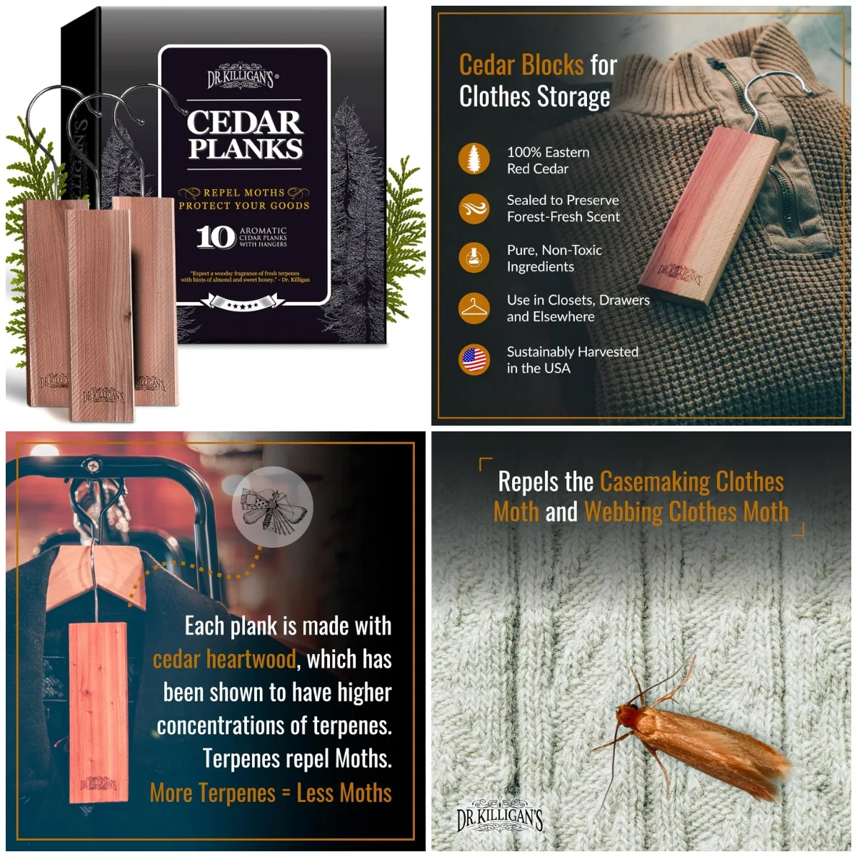 Cedarwood Planks - Natural Closet & Drawer Deodorizer, Sustainable USA-Harvested (10-Pack)
Cedarwood Planks - Natural Closet & Drawer Deodorizer, Sustainable USA-Harvested (10-Pack)