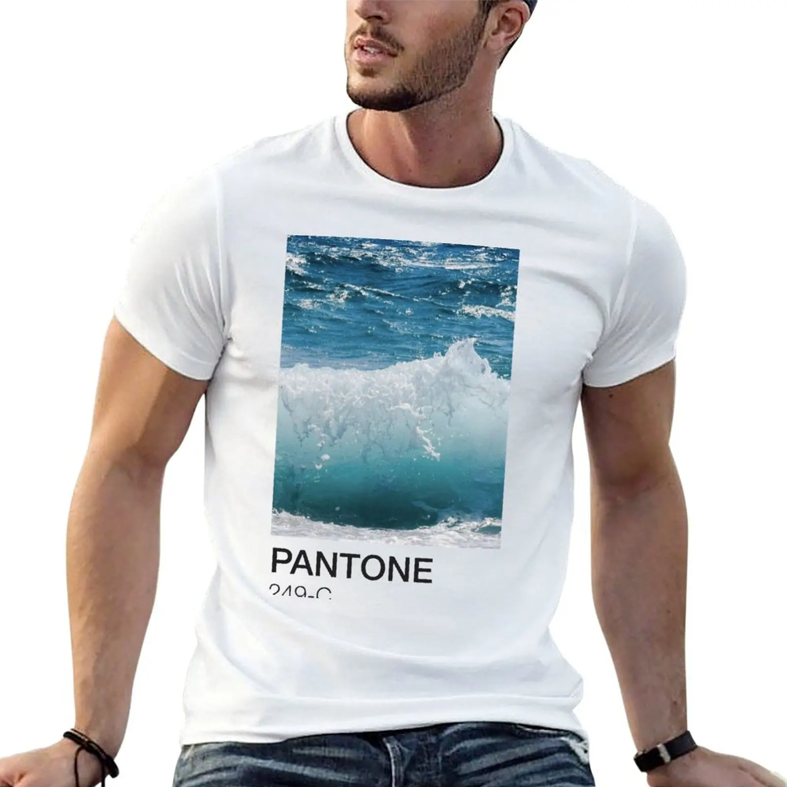 Teal shirt 100% Shade cotton t 100% cotton tshirt T-Shirt Pantone Wave men
Teal shirt 100% Shade cotton t 100% cotton tshirt T-Shirt Pantone Wave men