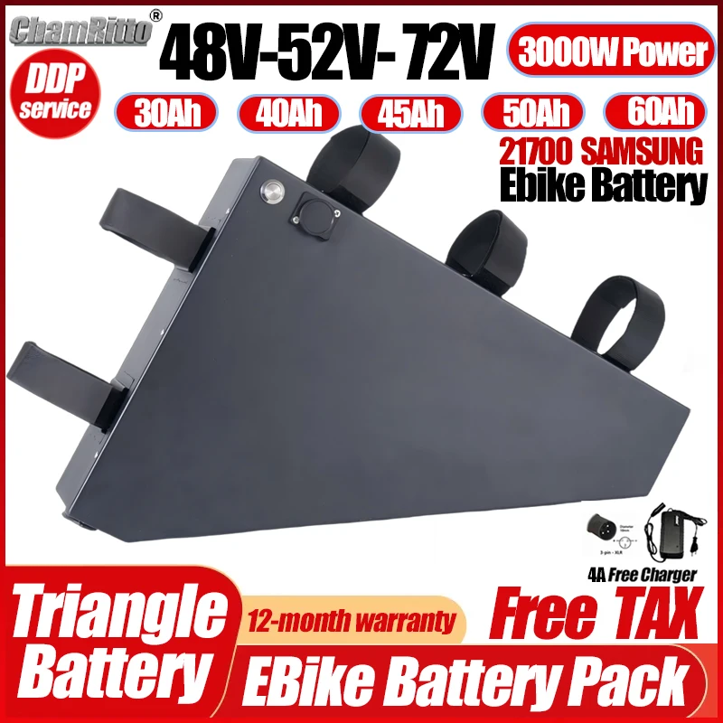 Originele 36v48V 52V Batterij Bafang 20ah 30ah 40ah 50ah Batterij EBike 60V 72V 50AH 60Ah Lithium Batterij 2000W High Power
Originele 36v48V 52V Batterij Bafang 20ah 30ah 40ah 50ah Batterij EBike 60V 72V 50AH 60Ah Lithium Batterij 2000W High Power