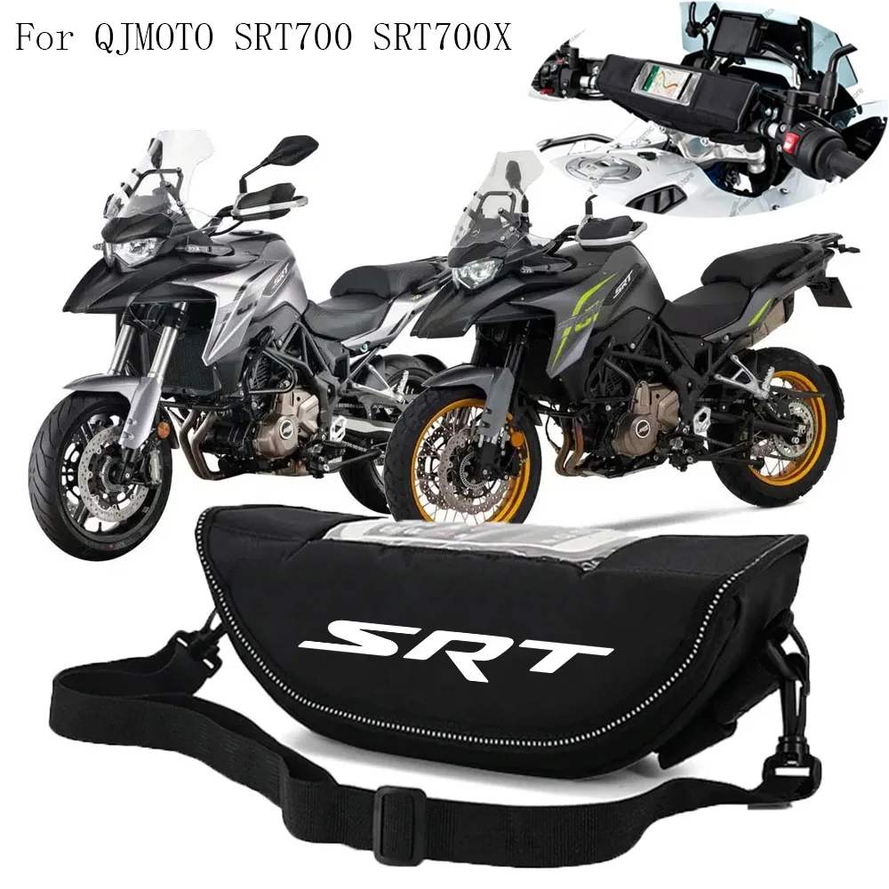 Motorcycle Handlebar bag waterproof Decorative Motorcycle Accessories handlebar travel navigation bag For QJMOTO SRT700 SRT700X
Motorcycle Handlebar bag waterproof Decorative Motorcycle Accessories handlebar travel navigation bag For QJMOTO SRT700 SRT700X