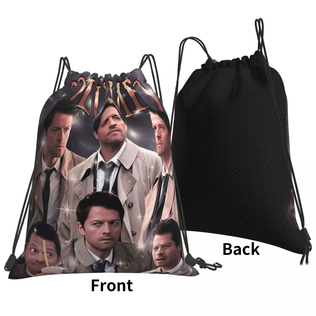 Columbo Castiel Supernatural Backpacks Portable Drawstring Bags Sports Bag Book Bags for Man Woman School
Columbo Castiel Supernatural Backpacks Portable Drawstring Bags Sports Bag Book Bags for Man Woman School
