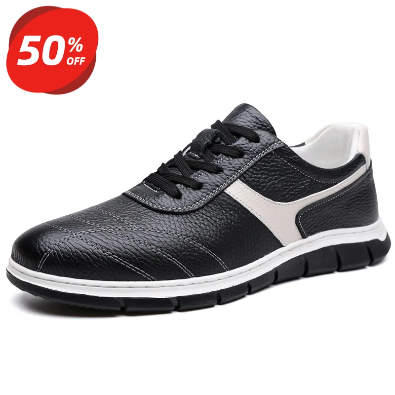 Premium Soft Leather Casual Shoes for Men Suitable for Weekend Trips Sneakers Daily Matching Male Treking Footwear Sports Flats
Premium Soft Leather Casual Shoes for Men Suitable for Weekend Trips Sneakers Daily Matching Male Treking Footwear Sports Flats