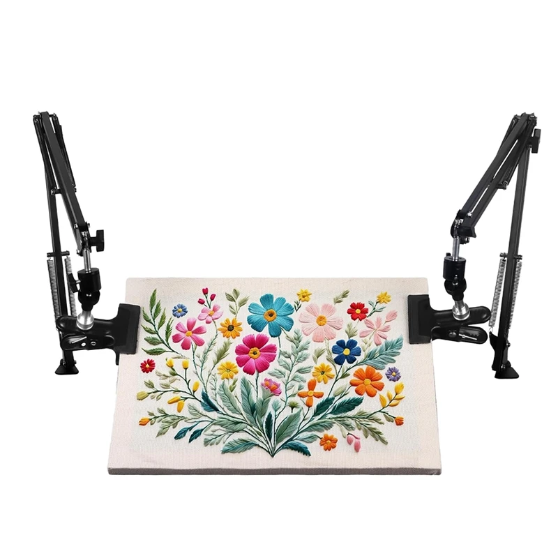 A25F-2Pc Adjustable Embroidery Hoop Stand Hand Embroidery Hoop Stand Metal Embroidery Lap Stand Folding Hand Embroidery Stand
A25F-2Pc Adjustable Embroidery Hoop Stand Hand Embroidery Hoop Stand Metal Embroidery Lap Stand Folding Hand Embroidery Stand