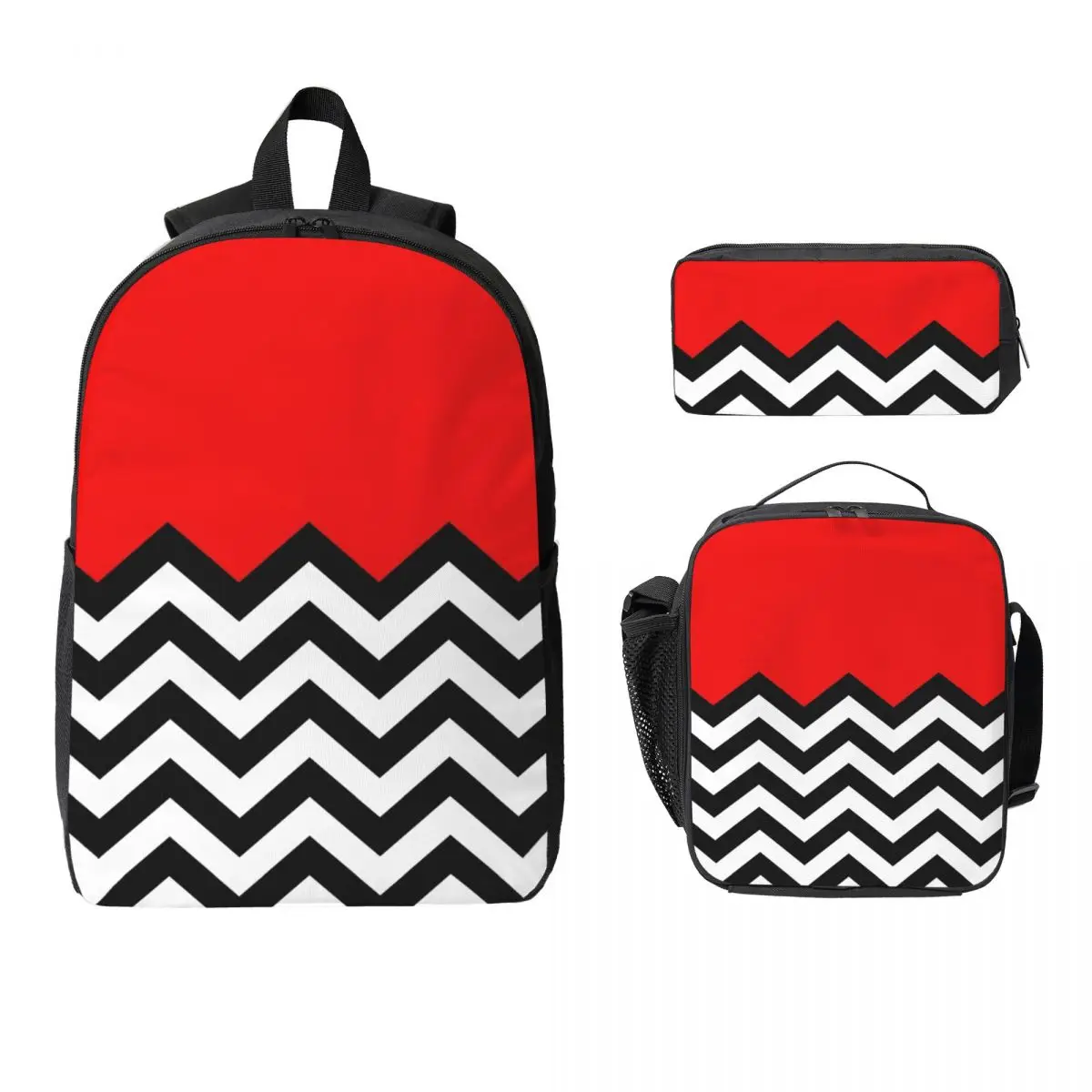 Рюкзак с узором Twin Peaks Black Lodge для мальчиков и девочек, школьная сумка, сумки на плечо для ноутбука, 3 шт., изолированная сумка для обеда, пенал
Рюкзак с узором Twin Peaks Black Lodge для мальчиков и девочек, школьная сумка, сумки на плечо для ноутбука, 3 шт., изолированная сумка для обеда, пенал