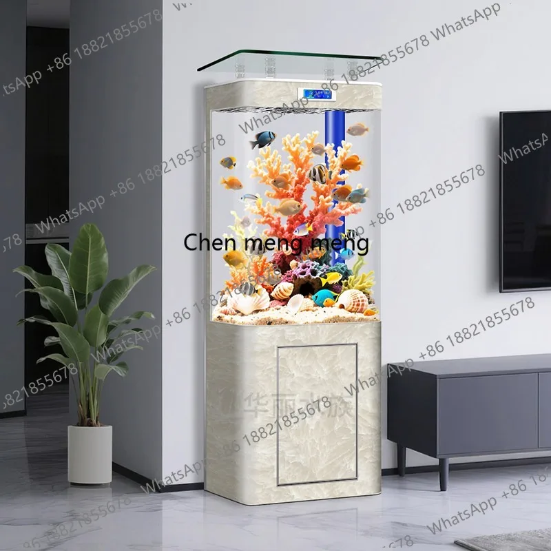 Bottom filter fish tank with cabinet integrated machine household intelligent ecological vertical living room TV cabinet
Bottom filter fish tank with cabinet integrated machine household intelligent ecological vertical living room TV cabinet