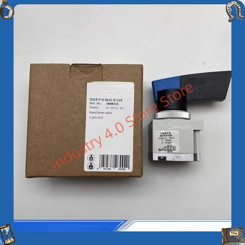 Rotary Gate Valve Rotary Handle Valve VHER-P-H-B43E-B-G18 3488211 New original
Rotary Gate Valve Rotary Handle Valve VHER-P-H-B43E-B-G18 3488211 New original