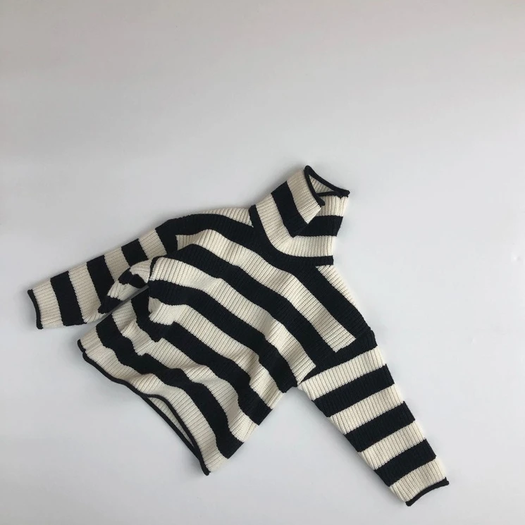 Sweater 2025 Autumn New Children's Clothing Korean Style Boys and Girls Fashion Mori Striped Pullover Sweater Casual Daily
Sweater 2025 Autumn New Children's Clothing Korean Style Boys and Girls Fashion Mori Striped Pullover Sweater Casual Daily