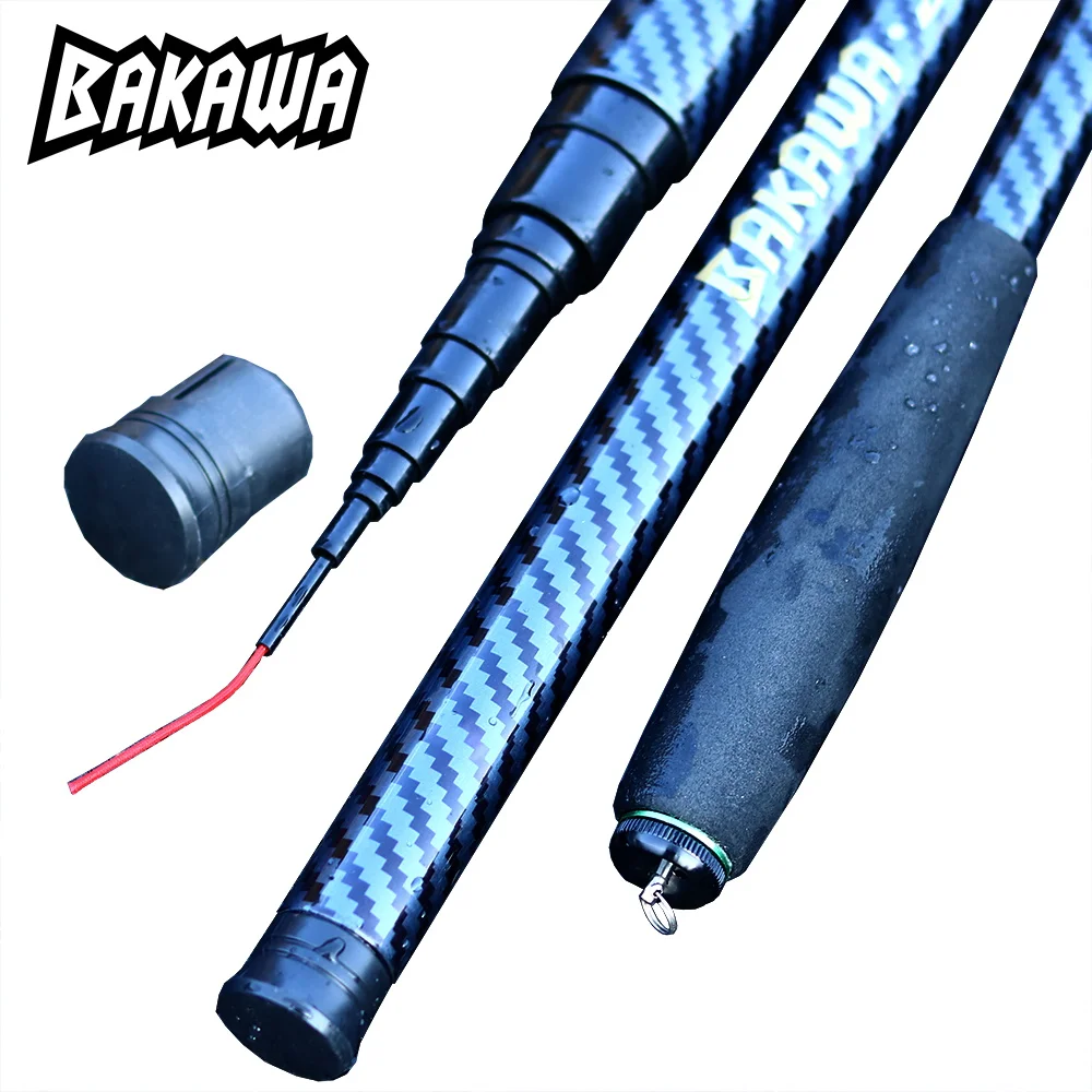 BAKAWA Carp Fishing Rod 2.7M 3.6M 4.5M 5.4M Portable Ultra Light Telescopic Fishing Pole Max Drag 5Kg Fishing Tools 46CM SHORT
BAKAWA Carp Fishing Rod 2.7M 3.6M 4.5M 5.4M Portable Ultra Light Telescopic Fishing Pole Max Drag 5Kg Fishing Tools 46CM SHORT