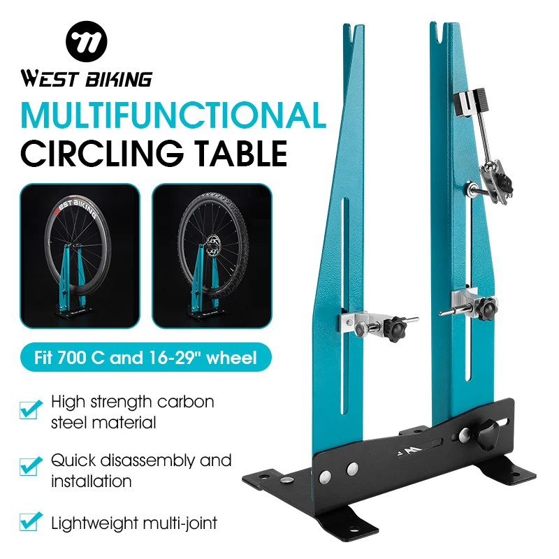 WEST BIKING Bike Wheel Ring Adjusting Table High Carbon Steel Rim Wheel Truing Stand Rims Bicycle Repair Maintenance Tools
WEST BIKING Bike Wheel Ring Adjusting Table High Carbon Steel Rim Wheel Truing Stand Rims Bicycle Repair Maintenance Tools