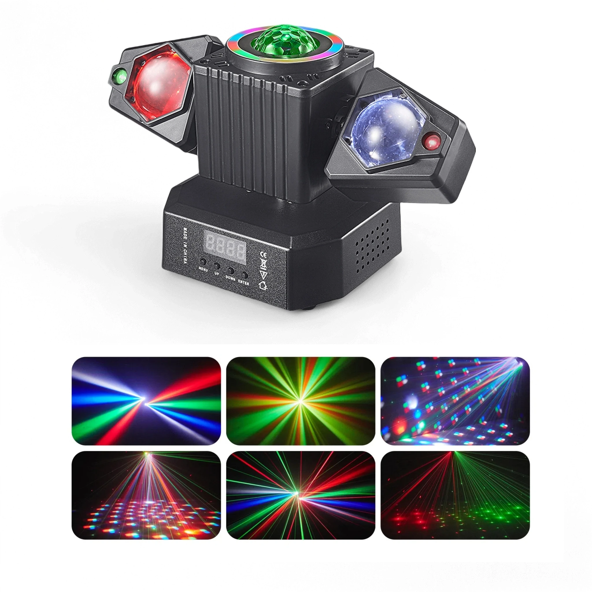 Mini LED 50W Beam Moving Head Light RGB 3in1 Colorful light strips Disco Light with Magic Ball Rotating Remote Control
Mini LED 50W Beam Moving Head Light RGB 3in1 Colorful light strips Disco Light with Magic Ball Rotating Remote Control
