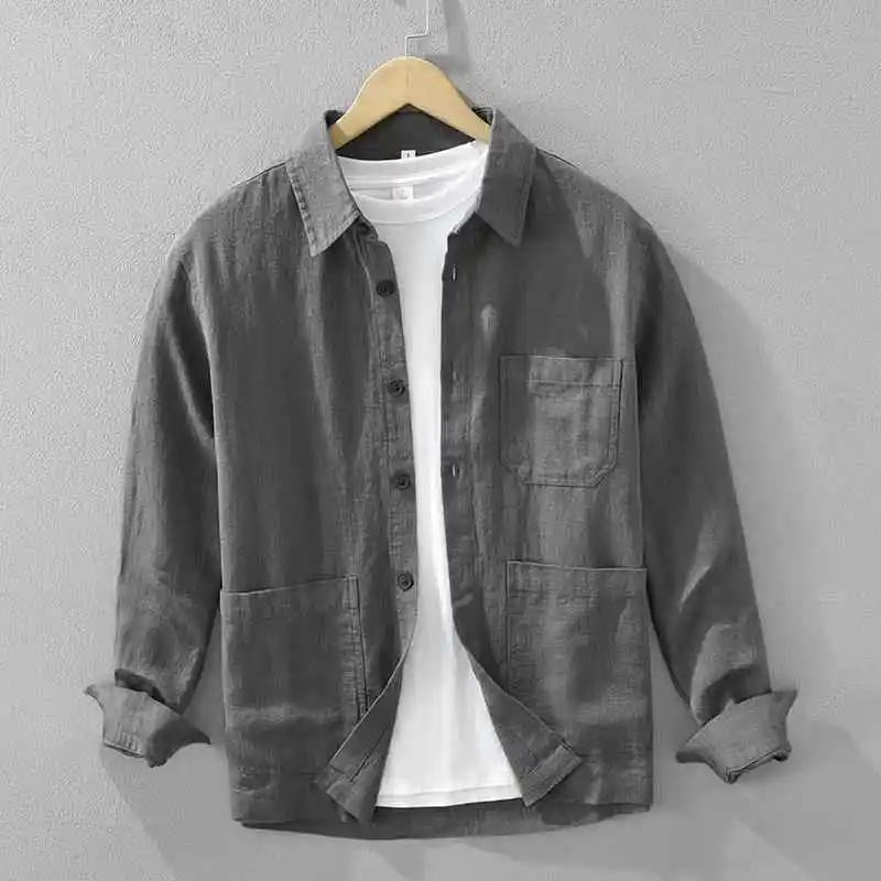 Long Sleeve Mens Shirt Top Jacket Casual Japanese Style Pocket Design Non-iron Treatment Daily Wear Comfortable Fit
Long Sleeve Mens Shirt Top Jacket Casual Japanese Style Pocket Design Non-iron Treatment Daily Wear Comfortable Fit