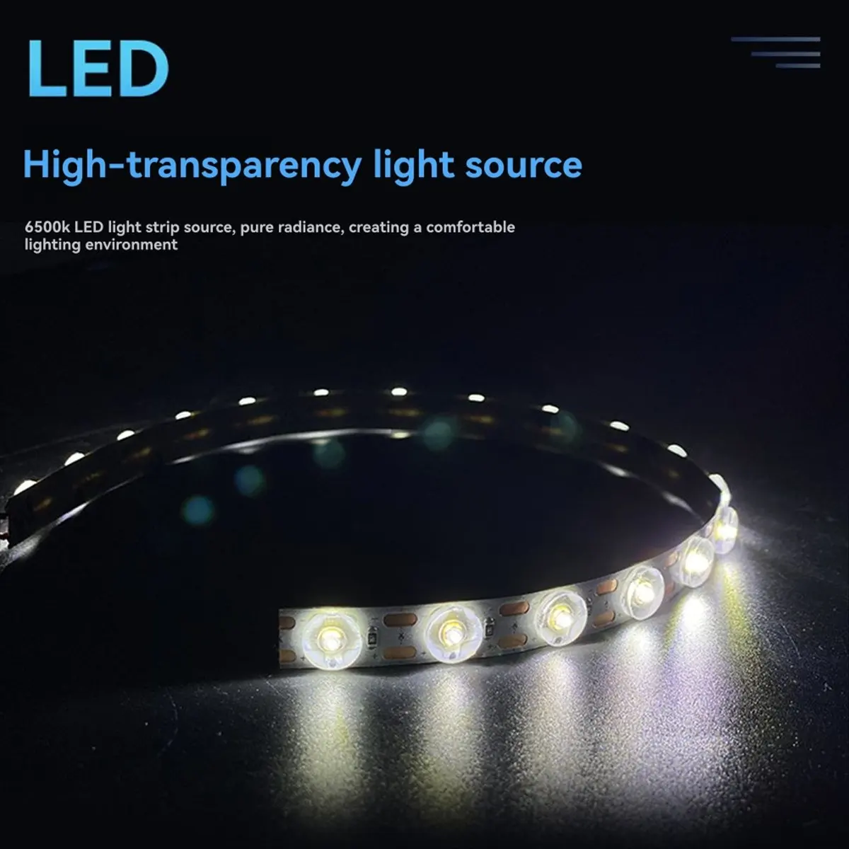 L70A For Bambu Lab A1/A1 Mini Light Bamboo LED Strip 6500K 24V 3D Printer Light Strip Printer Accessories 480mm
L70A For Bambu Lab A1/A1 Mini Light Bamboo LED Strip 6500K 24V 3D Printer Light Strip Printer Accessories 480mm