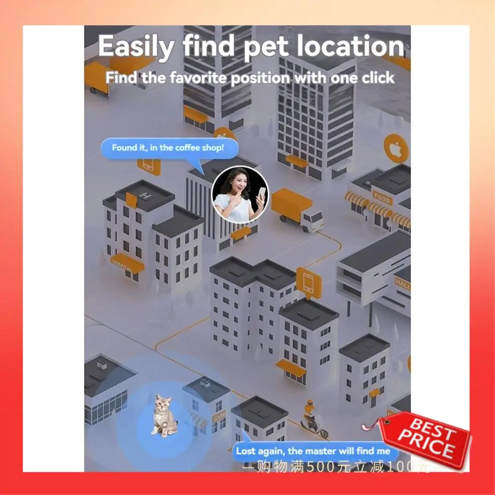 ABNR Dog Tracker Pet Tracker-Dog Tracking Collar Waterproof IP65 Works With Any Collar (Android & IOS Universal)
ABNR Dog Tracker Pet Tracker-Dog Tracking Collar Waterproof IP65 Works With Any Collar (Android & IOS Universal)