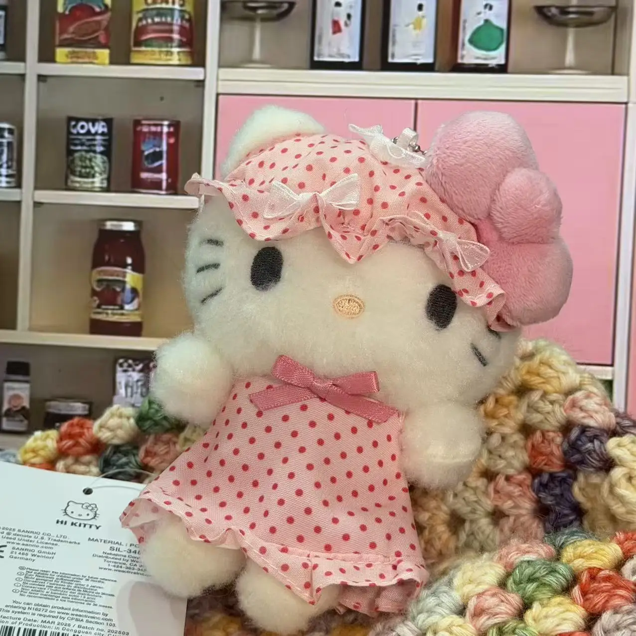 Hello Kitty Plush Keychain Kawaii Pink Polka Dot Pajama Bow Kitty Plush Doll Pendant Perfect for Pajama Party Decor Girls Gift
Hello Kitty Plush Keychain Kawaii Pink Polka Dot Pajama Bow Kitty Plush Doll Pendant Perfect for Pajama Party Decor Girls Gift
