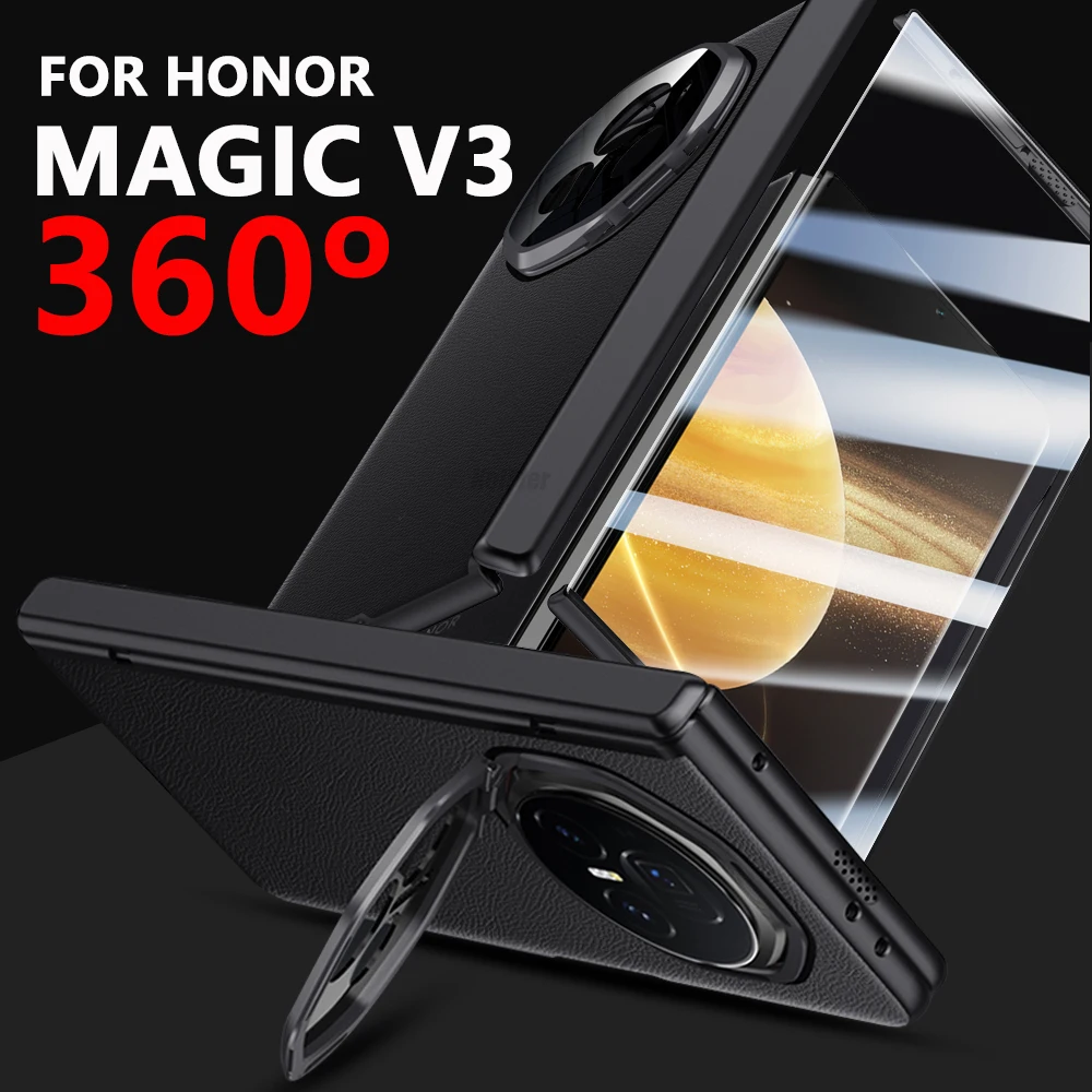 Luxury Hinge Screen Protector Case for Honor Magic V3 V 3 2024 Official Case Shockproof Back Cover Kickstand Skin Case
Luxury Hinge Screen Protector Case for Honor Magic V3 V 3 2024 Official Case Shockproof Back Cover Kickstand Skin Case