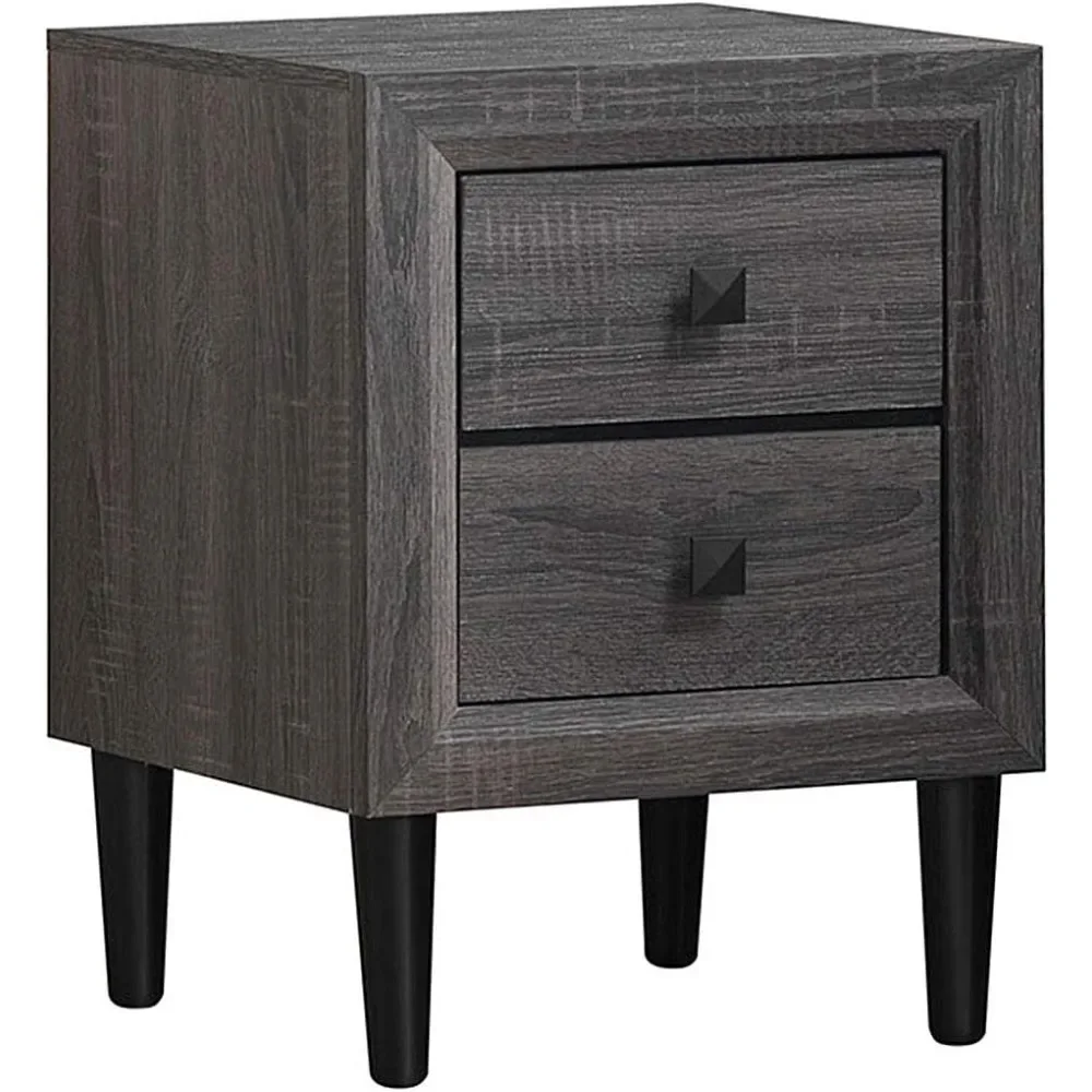 Nightstand with Drawer, Fully-Assembled 2-Drawer Bedside Tables with Solid Wood Legs for Bedroom, Modern Night Stand Side Table
Nightstand with Drawer, Fully-Assembled 2-Drawer Bedside Tables with Solid Wood Legs for Bedroom, Modern Night Stand Side Table