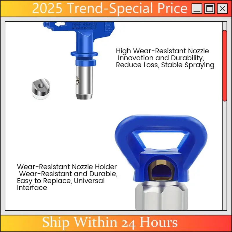 A61Z Deals 1 Set Airless Spray Hose Accessories Kit With 517 Nozzle Adapter And 30Cm Extension Rod Silver
A61Z Deals 1 Set Airless Spray Hose Accessories Kit With 517 Nozzle Adapter And 30Cm Extension Rod Silver