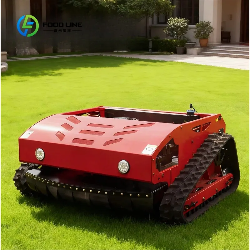 New Model Wireless Electric All-Terrain 360° Rotating Lawn Garden Shrub Household Crawler Remote Control Mower Customized
New Model Wireless Electric All-Terrain 360° Rotating Lawn Garden Shrub Household Crawler Remote Control Mower Customized