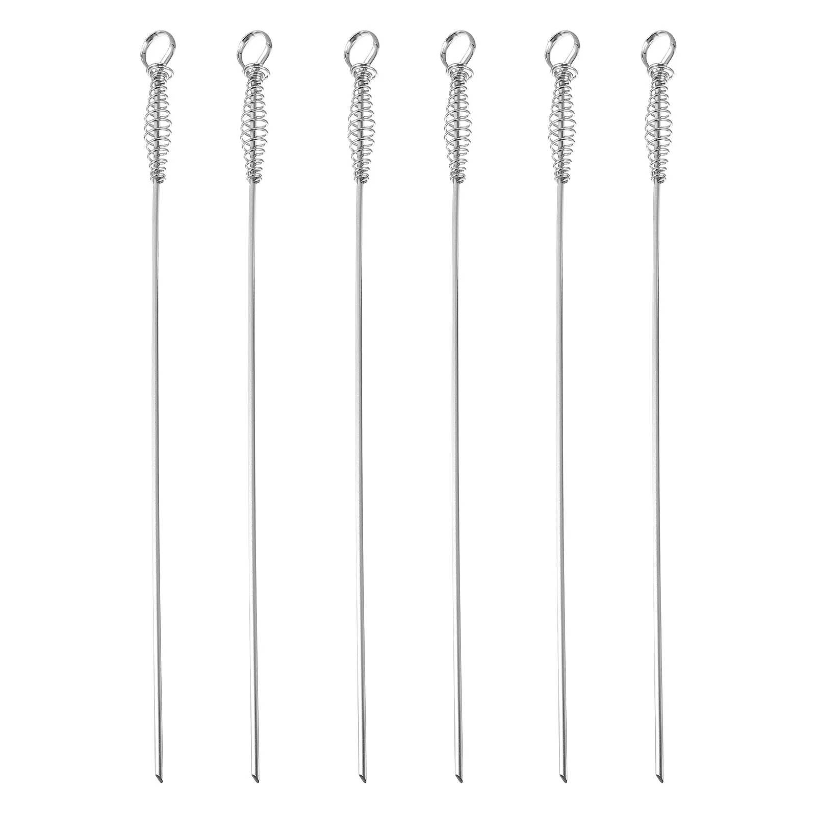 6 Pcs Tacos Spring Spit Marshmallow Skewer Oven Silver Stainless Steel BBQ Skewers
6 Pcs Tacos Spring Spit Marshmallow Skewer Oven Silver Stainless Steel BBQ Skewers