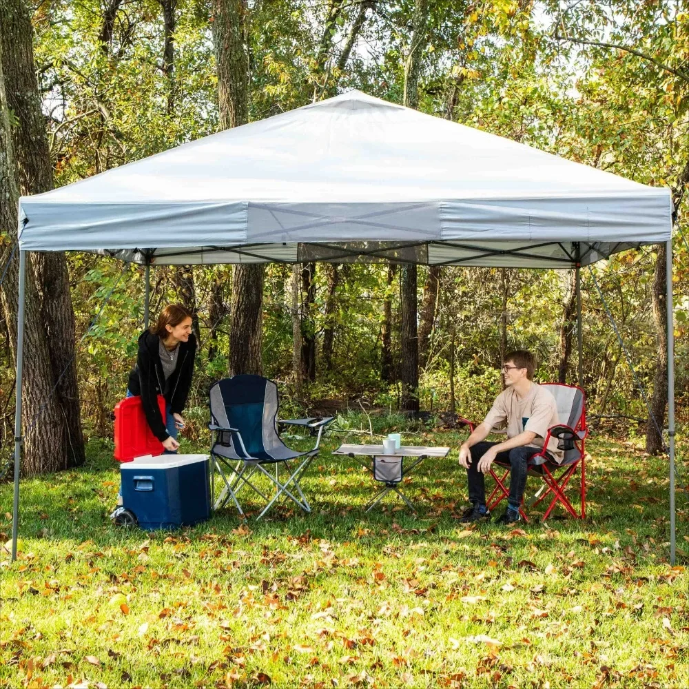 12' X 12' Instant Straight Leg Canopy for Camping - Gray Carpa Pop Up Tent with Wheeled Awnings,Shade
12' X 12' Instant Straight Leg Canopy for Camping - Gray Carpa Pop Up Tent with Wheeled Awnings,Shade