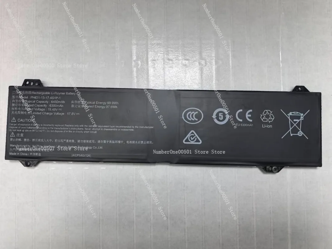 Brand new original mechanical revolution Yaoshi 16pro Jiaolong 16S GXIDL-14-20-4S5050 battery 99Wh
Brand new original mechanical revolution Yaoshi 16pro Jiaolong 16S GXIDL-14-20-4S5050 battery 99Wh