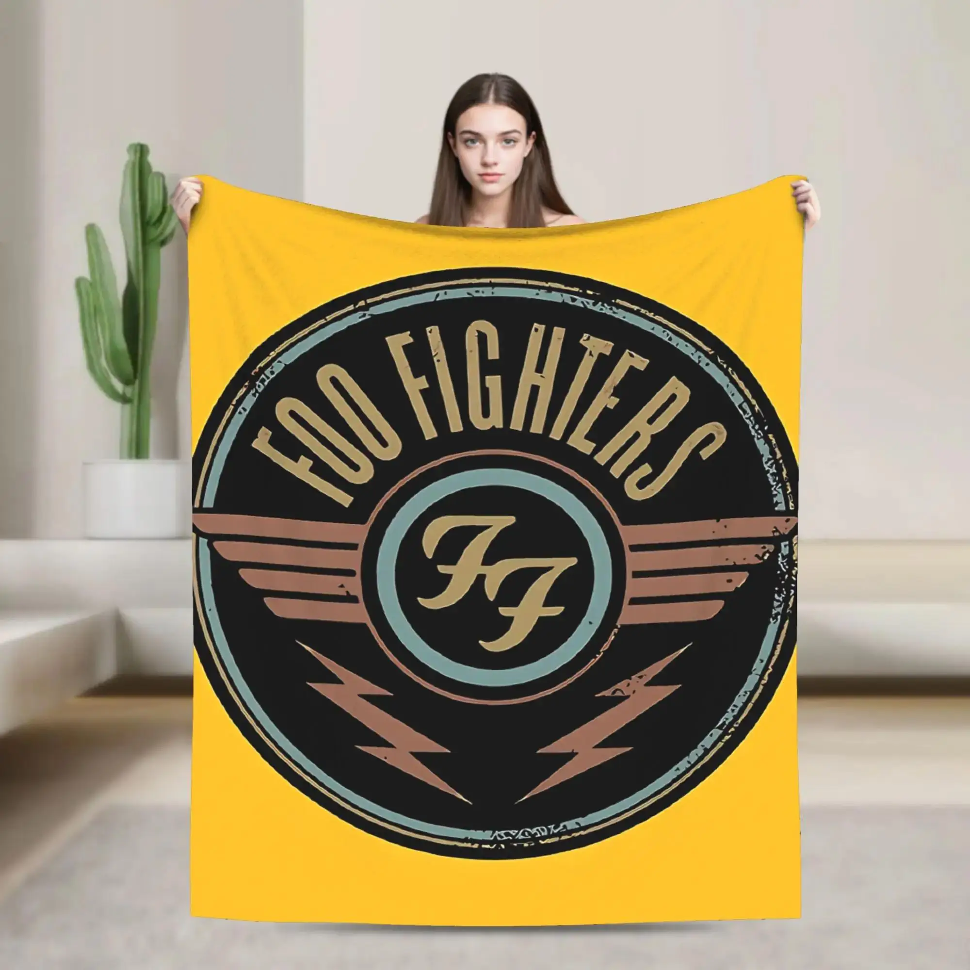 Fools Band FFighters Flannel Blanket Soft Warm Bedding Throw for Couch Chair Sofa or Bed Funny Decorative Cover
Fools Band FFighters Flannel Blanket Soft Warm Bedding Throw for Couch Chair Sofa or Bed Funny Decorative Cover
