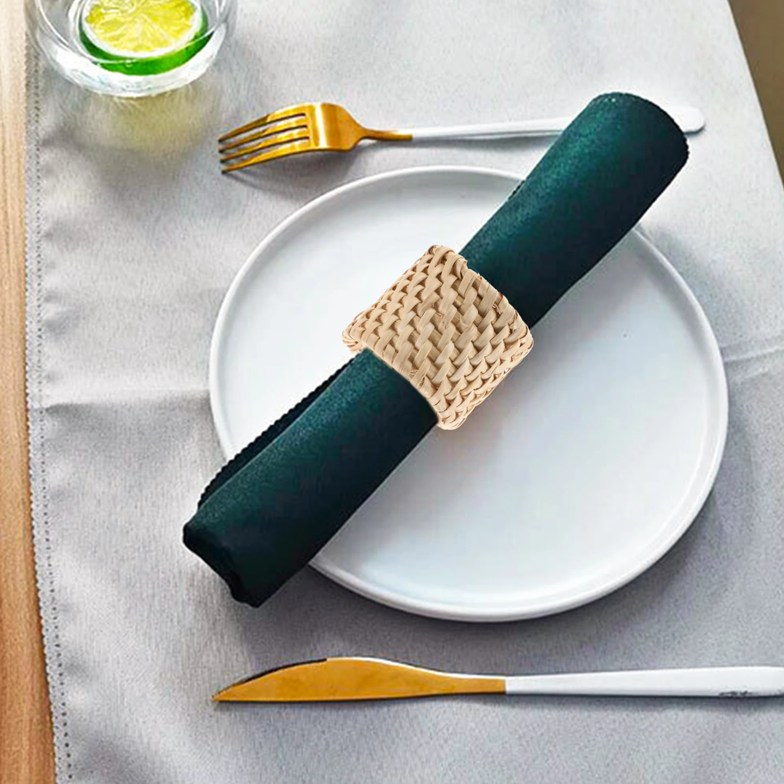 Rustic Decor Rattan Napkin Buckle Dining Table Rings Delicate Buckles Woven Holders
Rustic Decor Rattan Napkin Buckle Dining Table Rings Delicate Buckles Woven Holders
