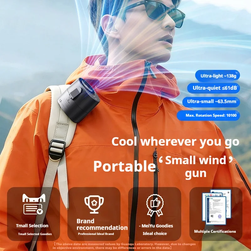 Guanqu Portable Mini Handheld Fan Usb Rechargeable 6 Speed Strong Wind Quiet Clip On Waist Hat Cooling For Outdoor Office
Guanqu Portable Mini Handheld Fan Usb Rechargeable 6 Speed Strong Wind Quiet Clip On Waist Hat Cooling For Outdoor Office