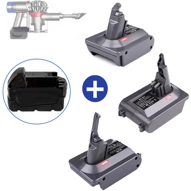 New MIL18V7 Battery Adapter For Milwaukees 18V Li-ion Battery To For Dyson V6 V7 V8 Vacuum Cleaner the Adapters
New MIL18V7 Battery Adapter For Milwaukees 18V Li-ion Battery To For Dyson V6 V7 V8 Vacuum Cleaner the Adapters