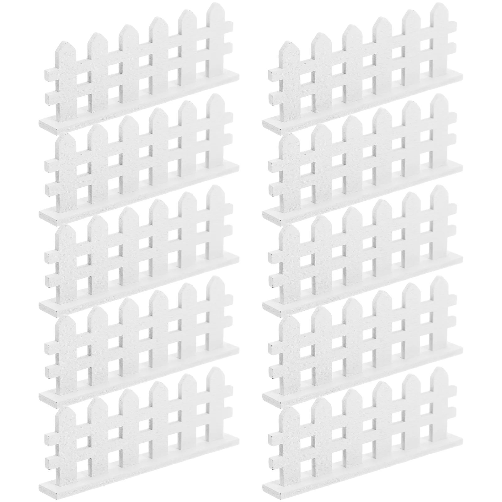 10 Pcs Decor Dollhouse Fence Outdoor Ornaments Decorative Miniature Fences Toys
10 Pcs Decor Dollhouse Fence Outdoor Ornaments Decorative Miniature Fences Toys