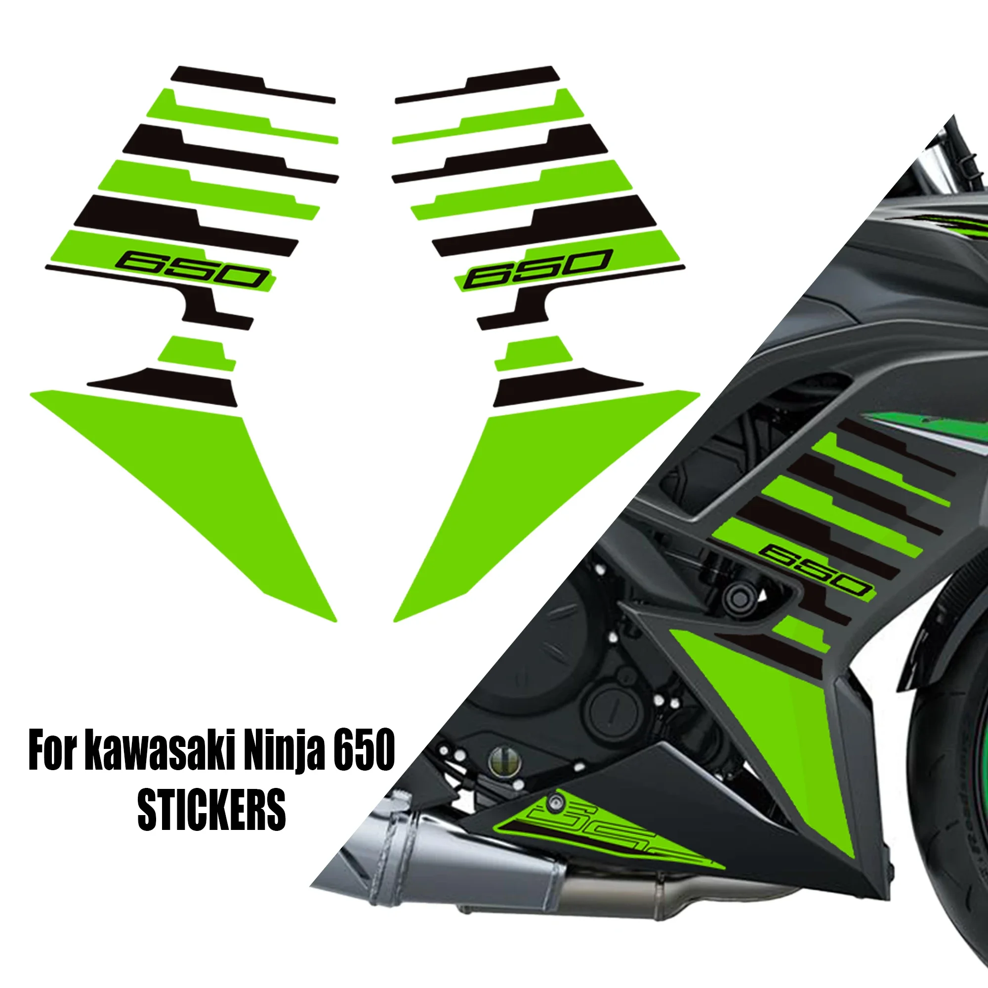 Nwe Fit Kawasaki Ninja 650 Adhesive Stickers Decals Tank Pad Side Grips Gas Fuel Oil Kit Knee Fairing Fender Wheels 2020-2025
Nwe Fit Kawasaki Ninja 650 Adhesive Stickers Decals Tank Pad Side Grips Gas Fuel Oil Kit Knee Fairing Fender Wheels 2020-2025
