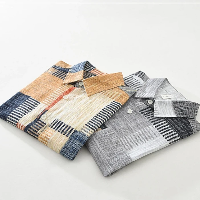 Fashion Stitching Contrasting Color Shirt Men Summer New Mens Short Sleeve Shirts 100Cotton Casual Plaid Shirt Youth Streetwear
Fashion Stitching Contrasting Color Shirt Men Summer New Mens Short Sleeve Shirts 100Cotton Casual Plaid Shirt Youth Streetwear