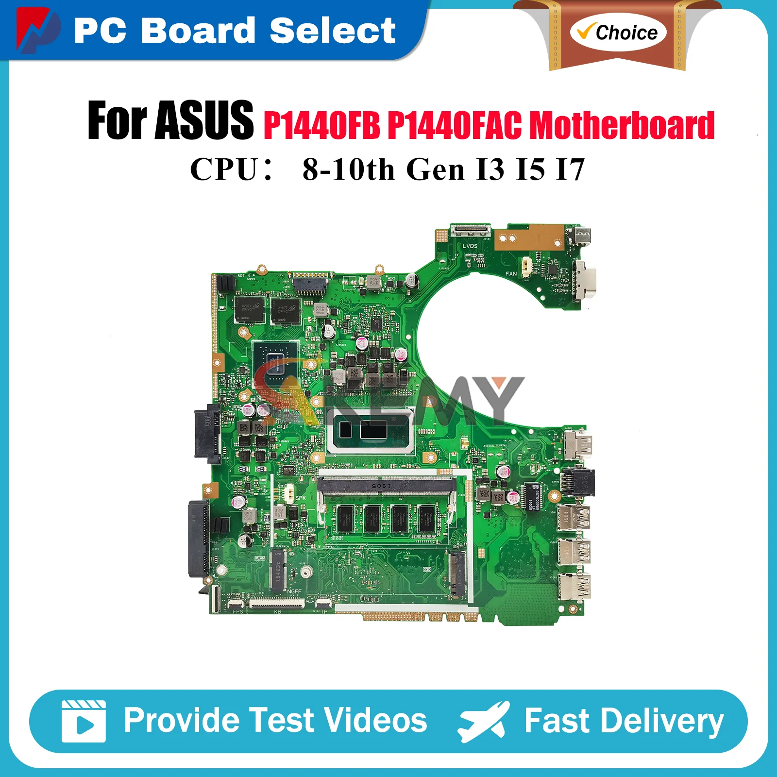 P1440FB Laptop Motherboard For ASUS ProArt P1440F P1440FB P1440FAC Notebook Mainboard With I3 I5 I7 CPU 100% tests OK fast ship
P1440FB Laptop Motherboard For ASUS ProArt P1440F P1440FB P1440FAC Notebook Mainboard With I3 I5 I7 CPU 100% tests OK fast ship