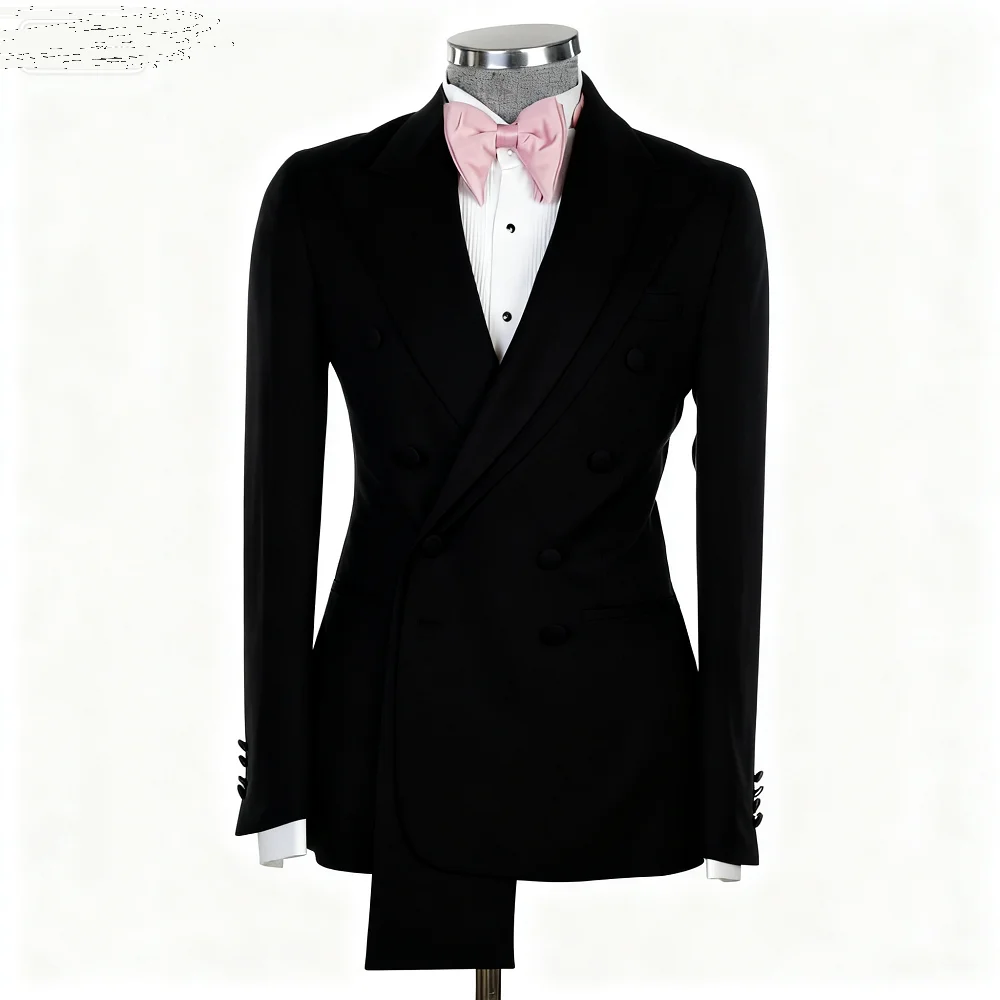 2-Piece Jacket+Pant Men's Tuxedo with Spacious Lapel for Wedding Banquet Party Formal Men's Clothing Custom-Made
2-Piece Jacket+Pant Men's Tuxedo with Spacious Lapel for Wedding Banquet Party Formal Men's Clothing Custom-Made