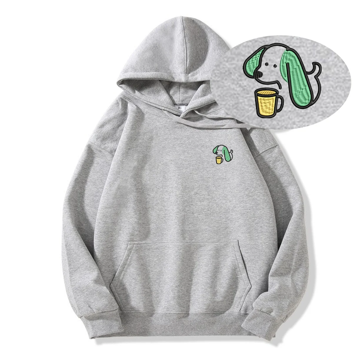 Premium Big Ear Dog Embroidery Sweatshirt | Y2K for Boys Girls - moletom masculinos nuevo Camping & Hiking Embroideried Hoodie 
Premium Big Ear Dog Embroidery Sweatshirt | Y2K for Boys Girls - moletom masculinos nuevo Camping & Hiking Embroideried Hoodie