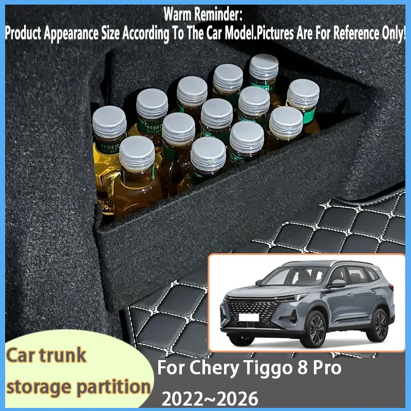 For Chery Tiggo 8 Pro 2022~2026 Car Organizer Thickening Trunk Side Partition Trunk Interior Storage Box Parts
For Chery Tiggo 8 Pro 2022~2026 Car Organizer Thickening Trunk Side Partition Trunk Interior Storage Box Parts