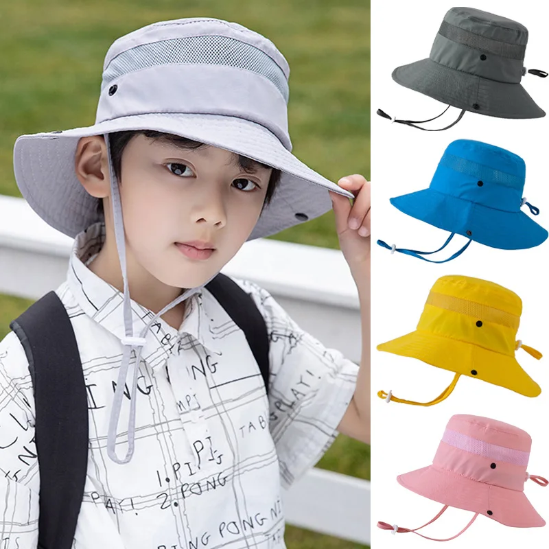 Summer Sun Hat for Boys Girls Breathable Mesh Bucket Cap Kids Outdoor Uv Protection Travel Beach Hats Large Brim Fisherman Caps
Summer Sun Hat for Boys Girls Breathable Mesh Bucket Cap Kids Outdoor Uv Protection Travel Beach Hats Large Brim Fisherman Caps