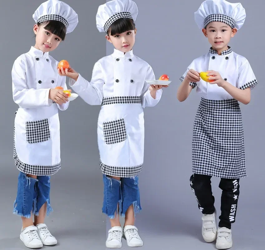 Chef Uniform Jacket Children Kitchen Restaurant Clothing Kids Chef Jackets Kitchen Uniform Cook Waiter Waitress Clothing Sets
Chef Uniform Jacket Children Kitchen Restaurant Clothing Kids Chef Jackets Kitchen Uniform Cook Waiter Waitress Clothing Sets