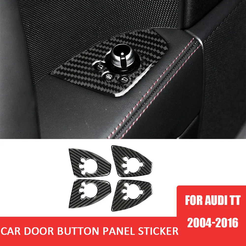 Car Door Button Decoration Carbon Fiber Cover Trim Sticker for Audi TT 2006-2014 Auto Interior Styling Accessories
Car Door Button Decoration Carbon Fiber Cover Trim Sticker for Audi TT 2006-2014 Auto Interior Styling Accessories