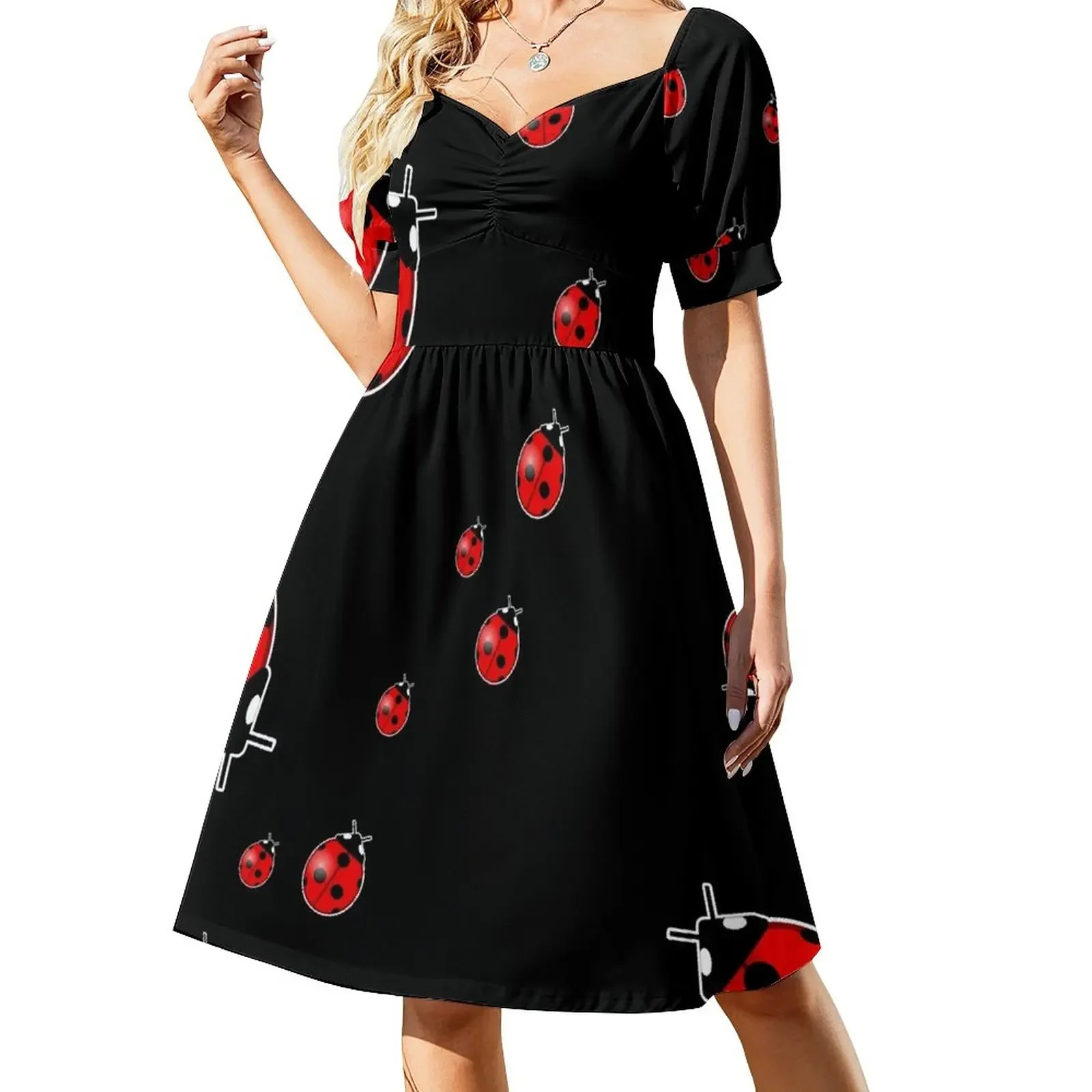 Ladybugs Ladybird Cute Bugs Lover Gift Short-Sleeved Dress summer dress korean women Dance dresses Women dresses summer
Ladybugs Ladybird Cute Bugs Lover Gift Short-Sleeved Dress summer dress korean women Dance dresses Women dresses summer