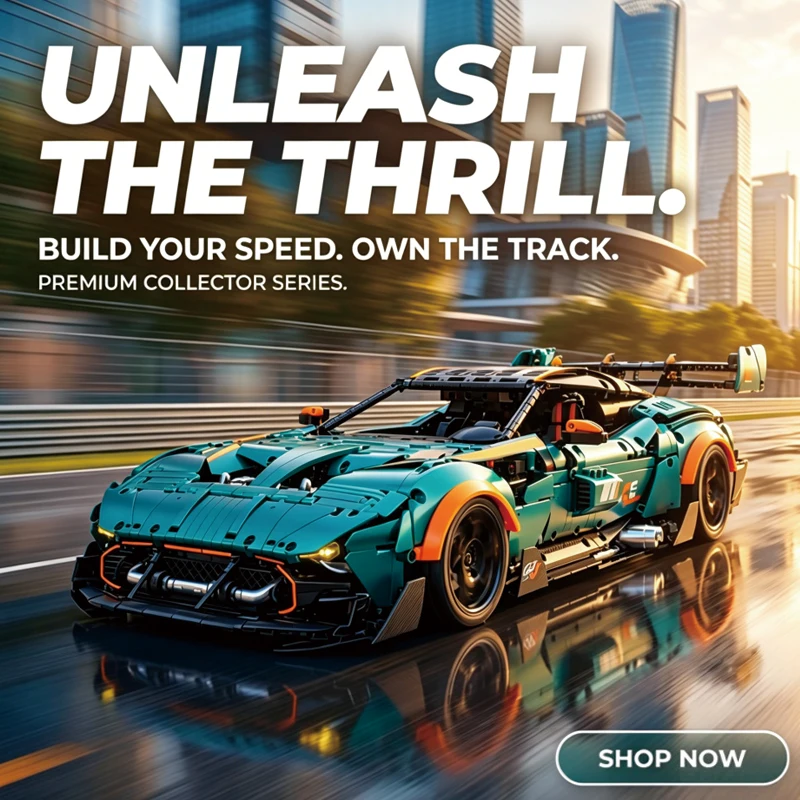 GULY 10647 Limited Color MOC Scale 1:8 Supercar Building Block Model Puzzle Toy With Original Box Boy Brithday Gifts
GULY 10647 Limited Color MOC Scale 1:8 Supercar Building Block Model Puzzle Toy With Original Box Boy Brithday Gifts