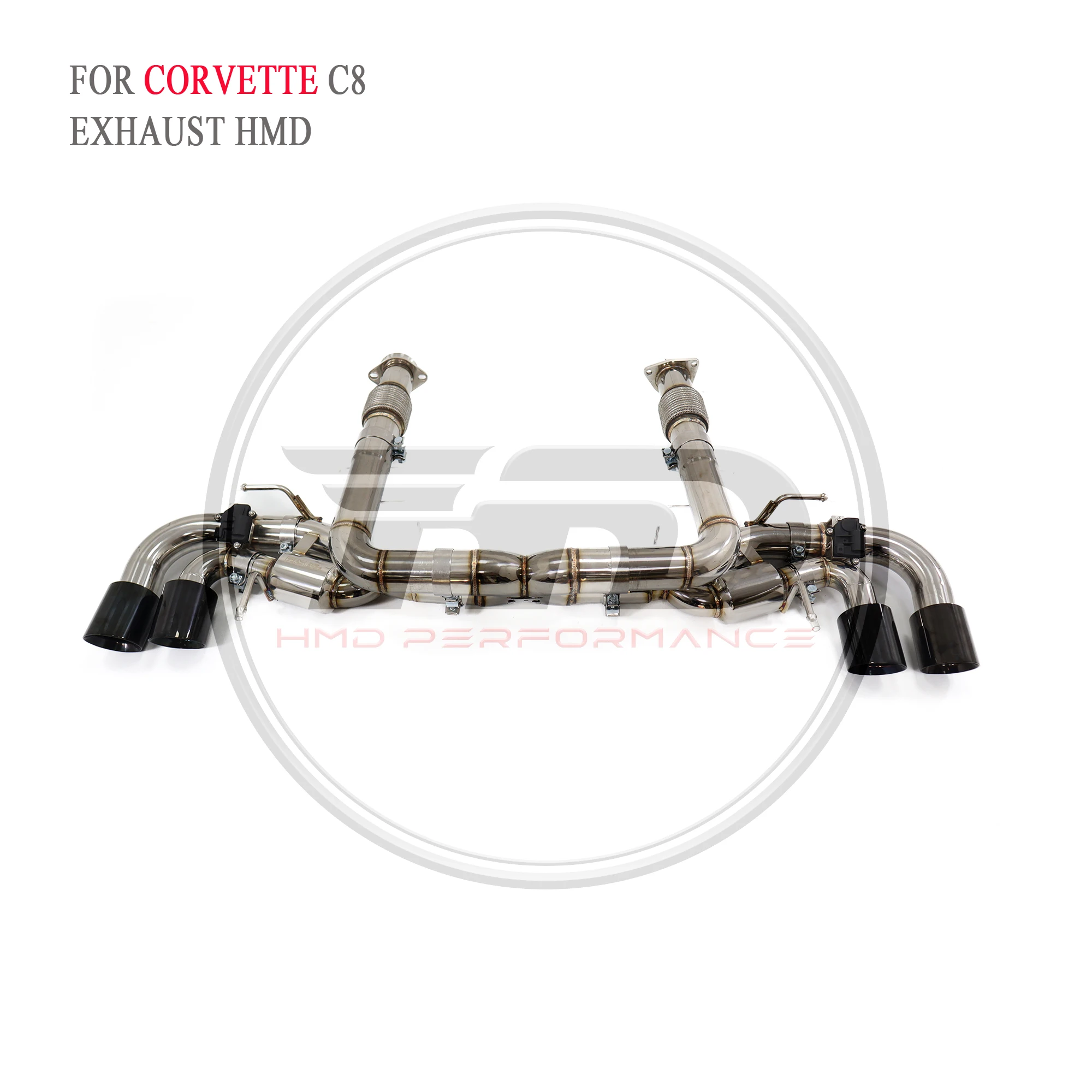 HMD Stainless Steel Exhaust System Performance Catback For Chevrolet Corvette C8 Muffler With Valve
HMD Stainless Steel Exhaust System Performance Catback For Chevrolet Corvette C8 Muffler With Valve