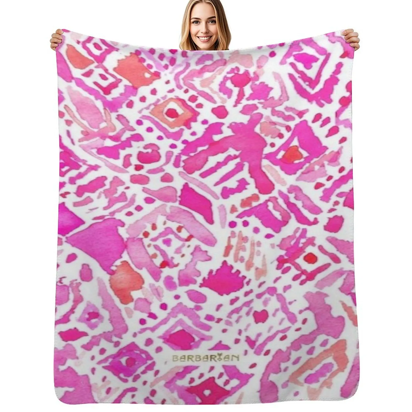 cute geometric pink Throw Blanket Summer Cool Breathable Blanket for Sleeping
cute geometric pink Throw Blanket Summer Cool Breathable Blanket for Sleeping