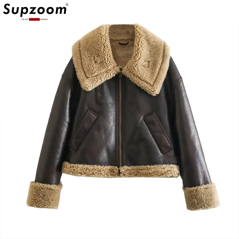 Supzoom 2026 New Arrival Top Fashion Autumn And Winter Women's French Style Niche Short Haired Double-Sided Short Jacket
Supzoom 2026 New Arrival Top Fashion Autumn And Winter Women's French Style Niche Short Haired Double-Sided Short Jacket